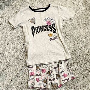 Princess Shorts Pajama Set